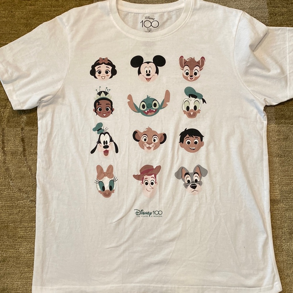 ~Disney~ 100 Years of Wonder 12 Iconic Characters T-Shirt